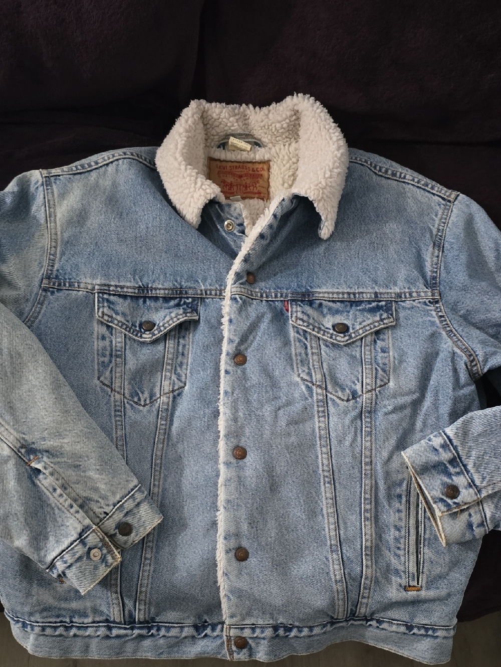 Levi's Men's Sherpa-Lined Denim Jacket